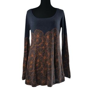 Custo Barcelona shirt Multicolor Patterned Top patchwork eccentric lagen sz M